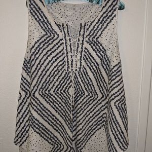 Plus size two layer top